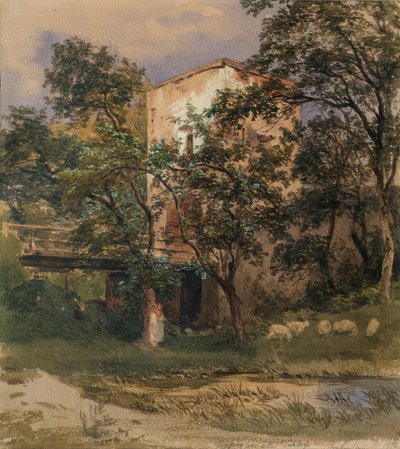 Vstup do hradu Seebenstein od Joseph Martin Höger