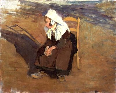 Večerní myšlenky (olej na plátně) od Joseph Milner Kite