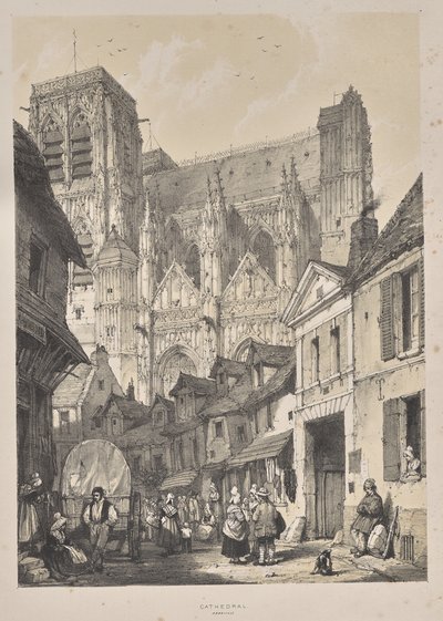 Architektura středověku: Katedrála, Abbeville od Joseph Nash