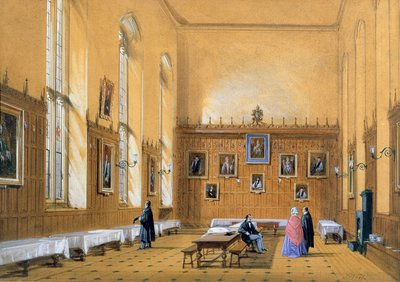 New College Hall, 1858 od Joseph Nash