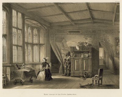 Místnost vedoucí do kaple, Knowle, Kent od Joseph Nash
