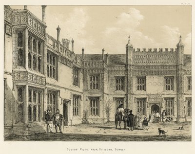 Sutton Place, poblíž Guildford, Surrey od Joseph Nash