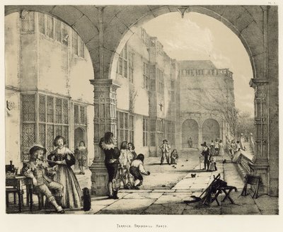 Terasa, Bramshill, Hants od Joseph Nash
