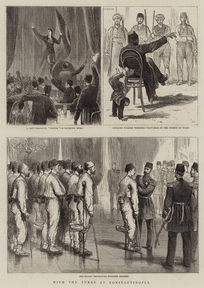 S Turky v Konstantinopoli od Joseph Nash