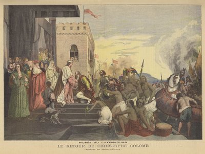 Návrat Kryštofa Kolumba od Joseph Nicolas Robert Fleury