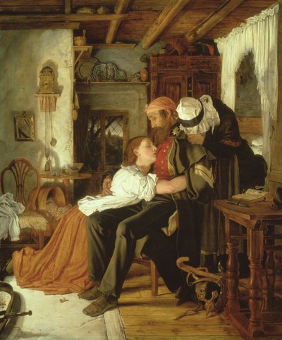 Domov, kolem roku 1856 od Joseph Noel Paton