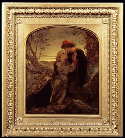 Milenci Tryst od Joseph Noel Paton