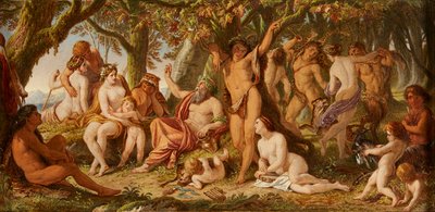 The Song of Silenus (olej na plátně) od Joseph Noel Paton