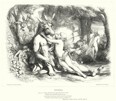 Titania od Joseph Noel Paton
