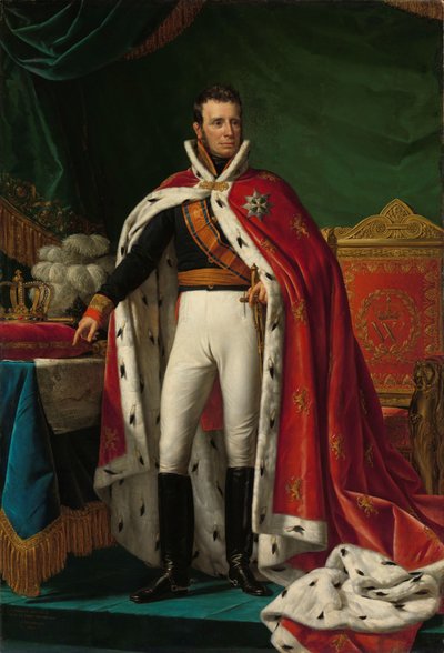 Portrét Viléma I., nizozemského krále od Joseph Paelinck