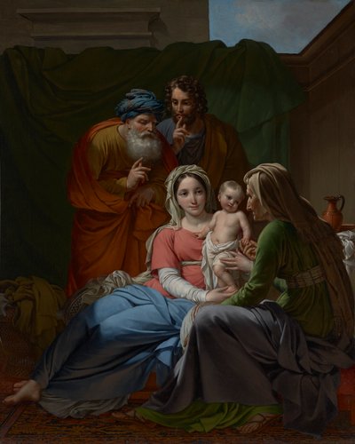 Svatá rodina, kolem roku 1820 od Joseph Paelinck