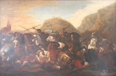 Jozue zastavil běh Slunce a Měsíce. od Joseph Parrocel