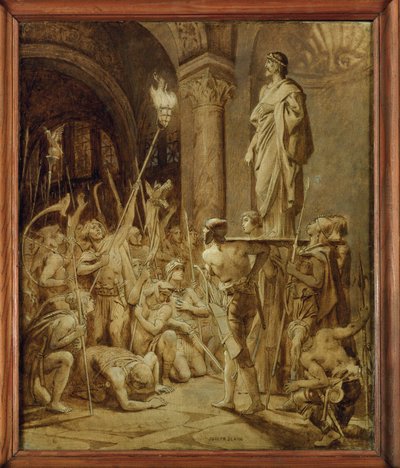 Clovis, franský král (malba na plátně) od Joseph Paul Blanc