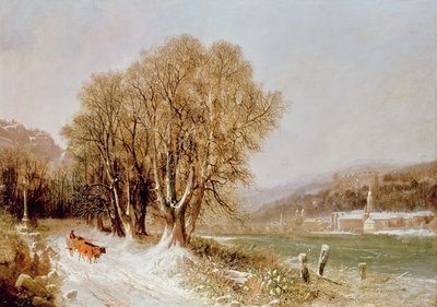 Na řece Neckar, Heidelberg od Joseph Paul Pettit
