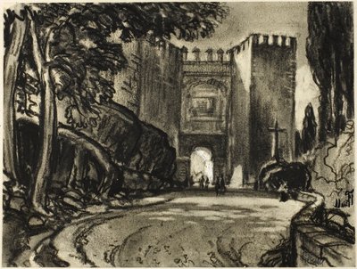 Brána Segovia od Joseph Pennell