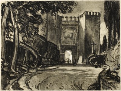 Brána Segovia od Joseph Pennell