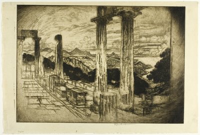 Aegina od Joseph Pennell