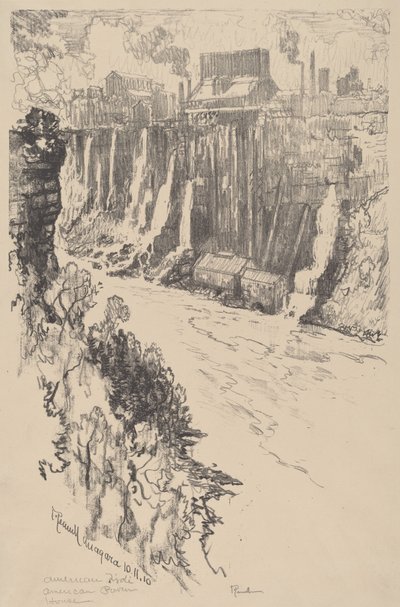 americké Tivoli od Joseph Pennell