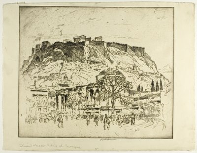 Starověké, středověké a moderní Athény, mešita od Joseph Pennell