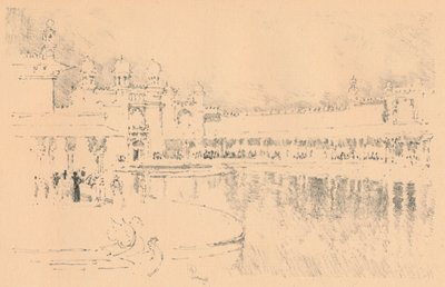Auto-litografie od J. Pennella, c1877-1898, 1898 od Joseph Pennell