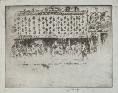 Brasserie, Au Lion Rouge od Joseph Pennell