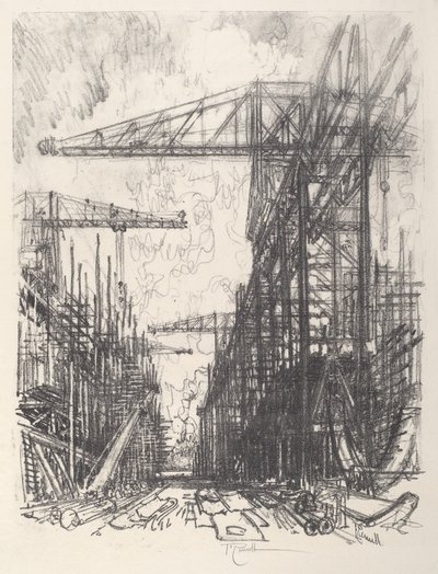 Ničitelé budov, No.I, 1917. od Joseph Pennell