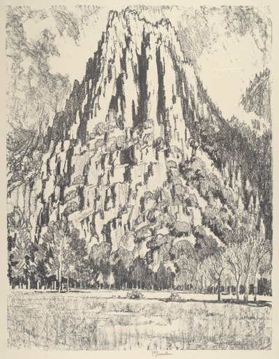Opěry, Yosemite od Joseph Pennell