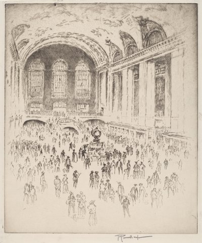 Hala, Grand Central, New York od Joseph Pennell
