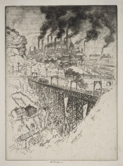 Závody Edgar Thomson, Bessemer od Joseph Pennell