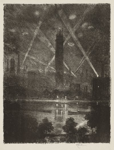 Anglické válečné dílo: Výstřel od Joseph Pennell