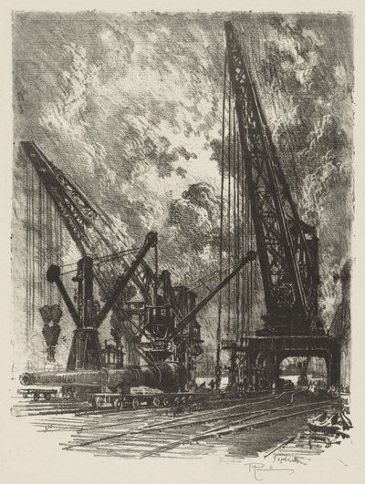 English War Work: Take the Big Gun Away od Joseph Pennell