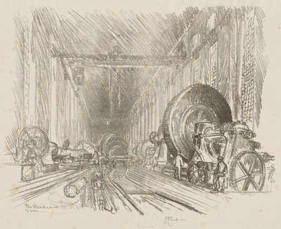 Anglické válečné dílo: Bazilika války od Joseph Pennell