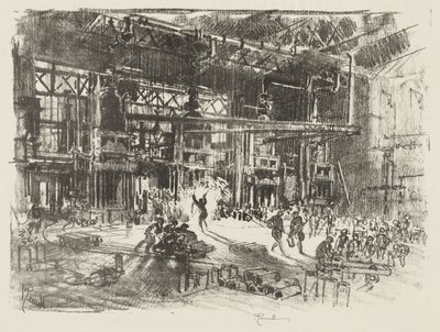 Anglické válečné dílo: The Presses od Joseph Pennell