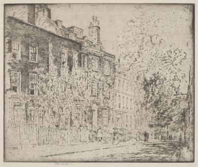 Great College Street, Westminster od Joseph Pennell