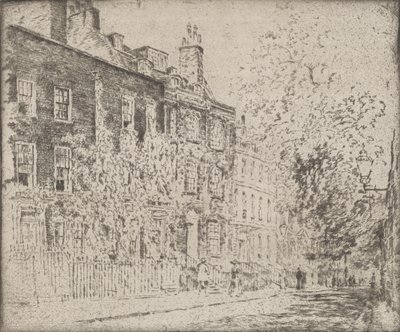 Great College Street, Westminster, 1904. od Joseph Pennell