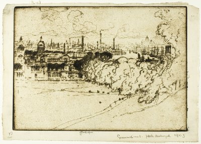 Greenwich Park, č. 1 od Joseph Pennell