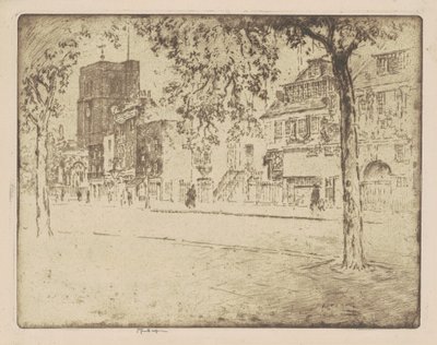 Dům, kde Whistler zemřel od Joseph Pennell