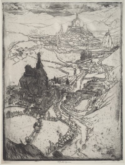 Le Puy od Joseph Pennell
