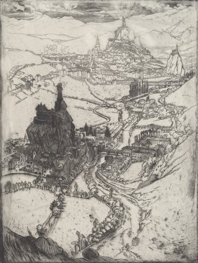 LePuy, 1894. od Joseph Pennell