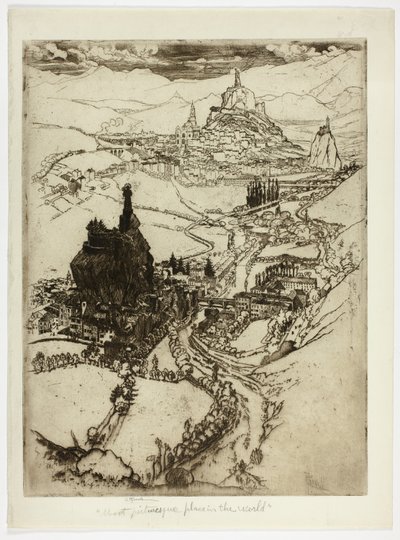 Le Puy, třetí deska od Joseph Pennell