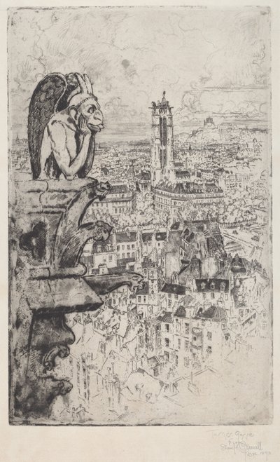 Le Stryge od Joseph Pennell