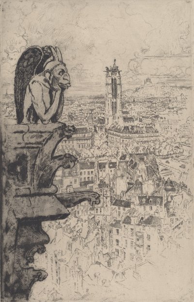 Le Stryge, 1893. od Joseph Pennell