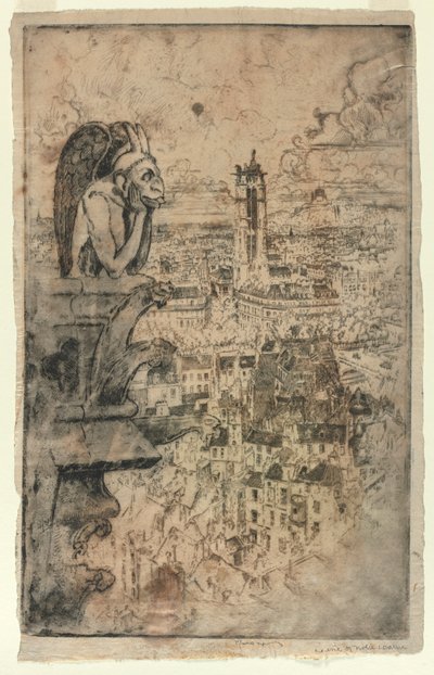 Le Stryge, 1893. od Joseph Pennell