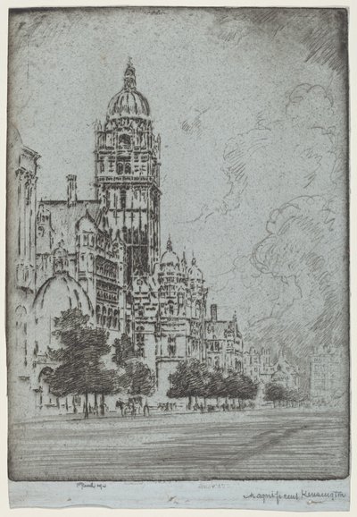 Velkolepý Kensington od Joseph Pennell