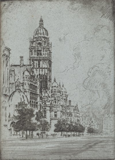 Velkolepý Kensington, 1904. od Joseph Pennell