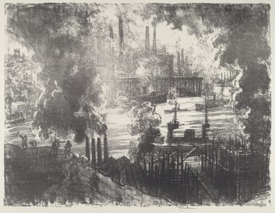 Řeka munice od Joseph Pennell