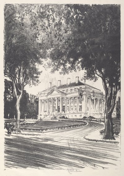 Národní ústředí Červeného kříže, Washington od Joseph Pennell