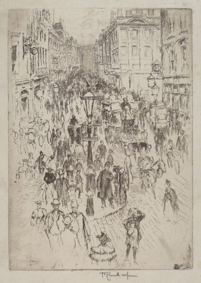 New Oxford Street, Londýn od Joseph Pennell