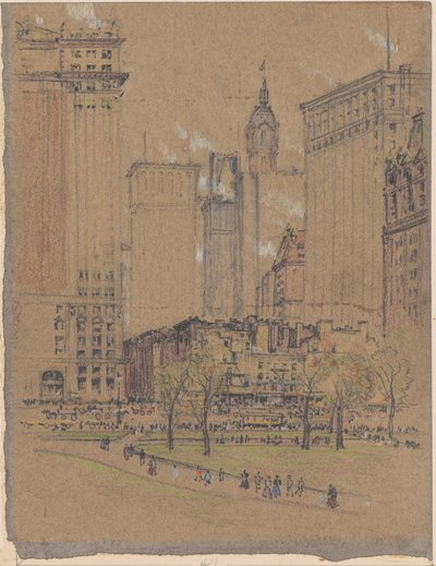 New York, starý a nový od Joseph Pennell