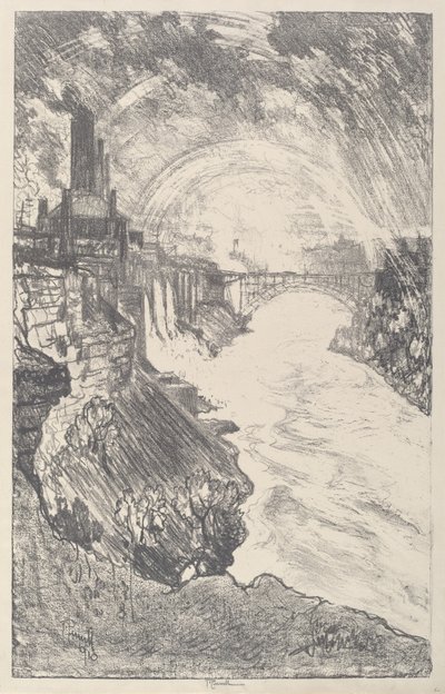 Niagara Rainbows, 1910. od Joseph Pennell